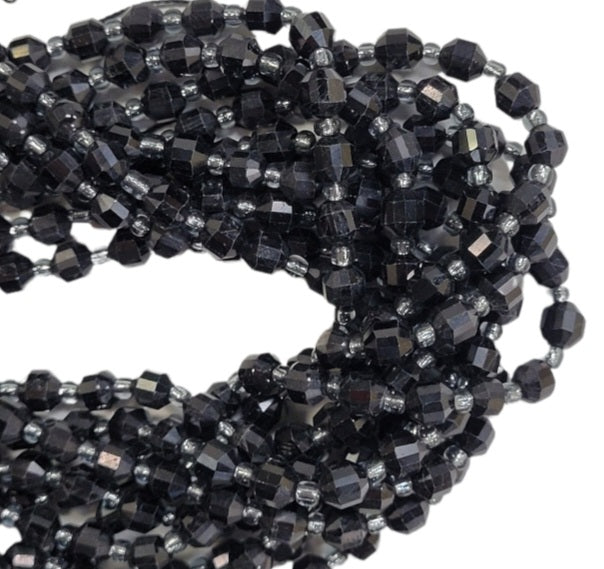 6mm AAA Black Tourmaline Faceted