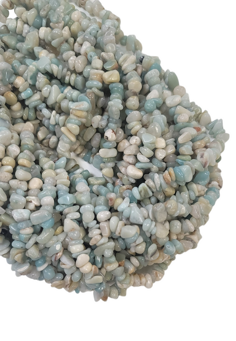 Chip Strands - Gemstone Chip Beads- 30" loop