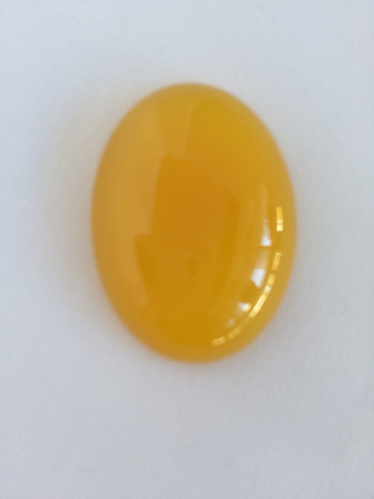 Cabochon Yellow Agate 22x30mm