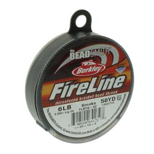 6lb Fireline Thread Smoke 50 yard