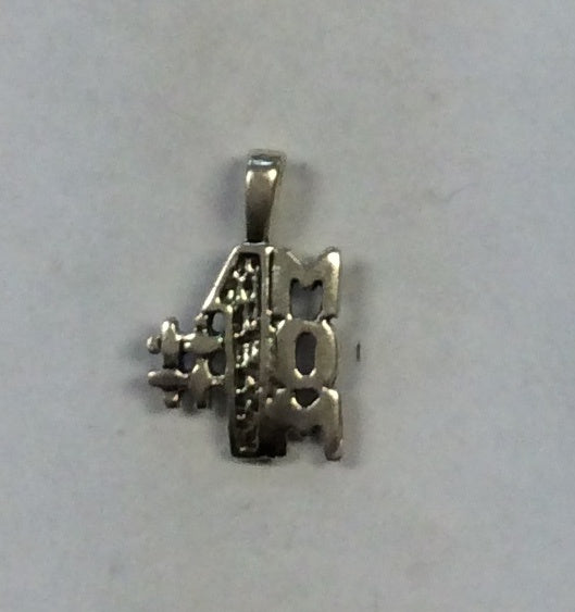 Sterling Silver Charm, #1 Mom