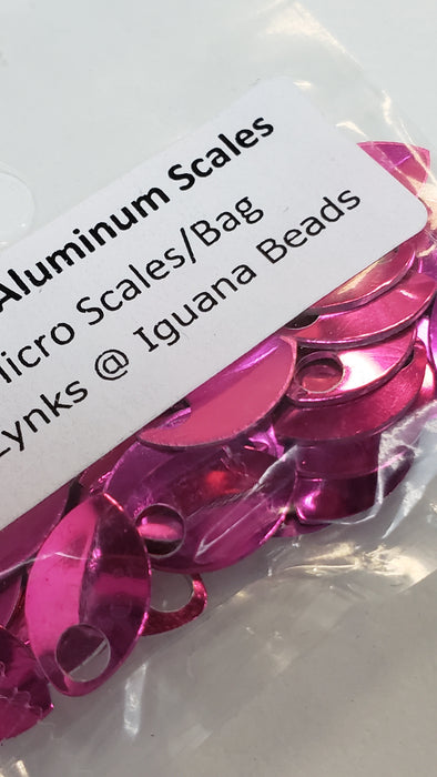 Aluminum Scales 30pcs Micro Hot Pink