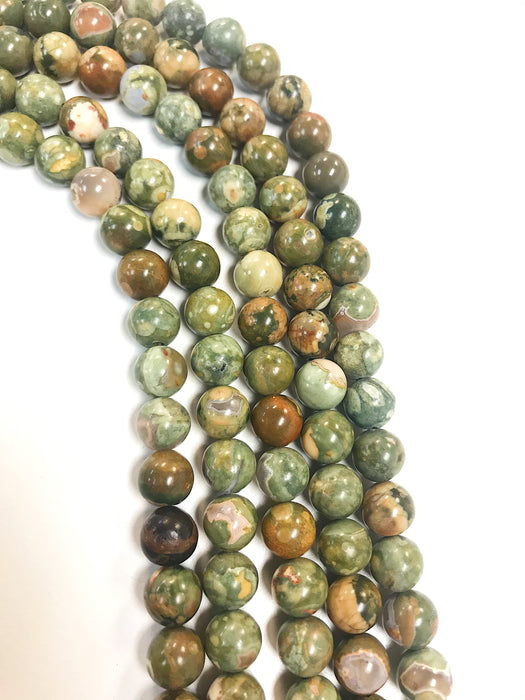 8mm Rainforest Jasper 16" Strand