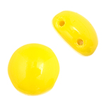 Candy Beads 2 Hole Op. Yellow 22 beads