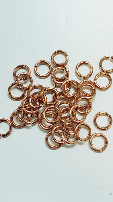 Jump Rings Raw Copper 18G 5/32" Approx 100pc