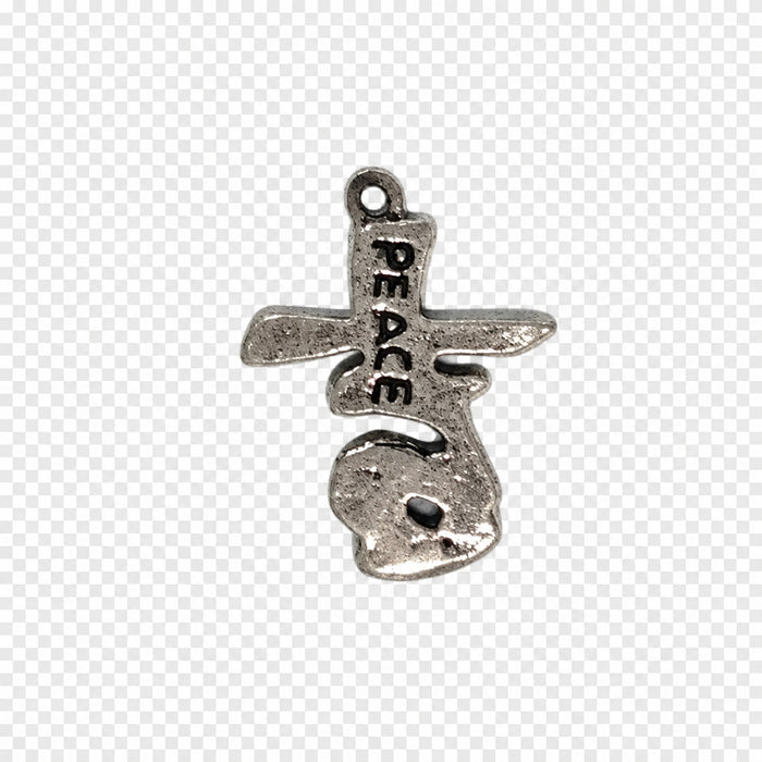 Sterling Silver Charm, Chinese Character for Peace