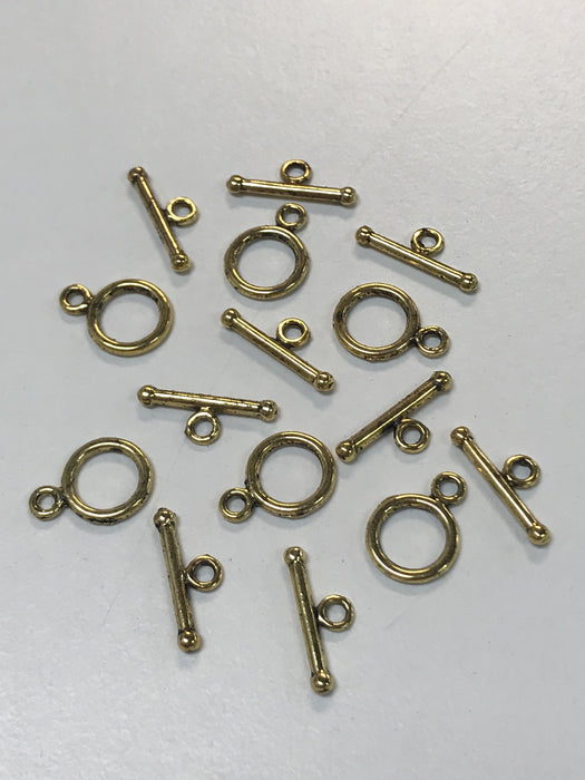Pewter Toggles Small 9mm