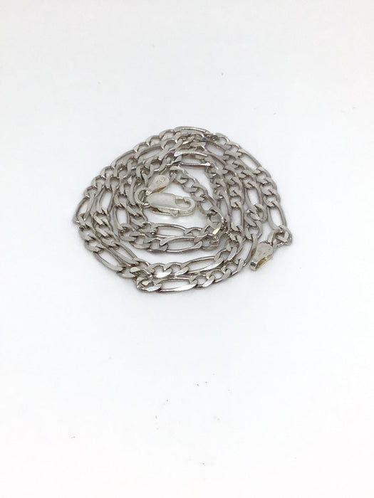 Sterling Silver Oval Link Necklace Chain 15.75”