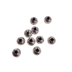 Large 7x8mm pewter spacer bead